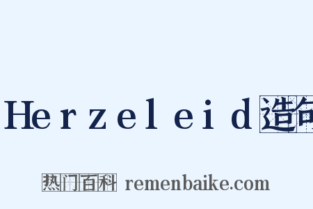 Herzeleid造句是什么意思的图片